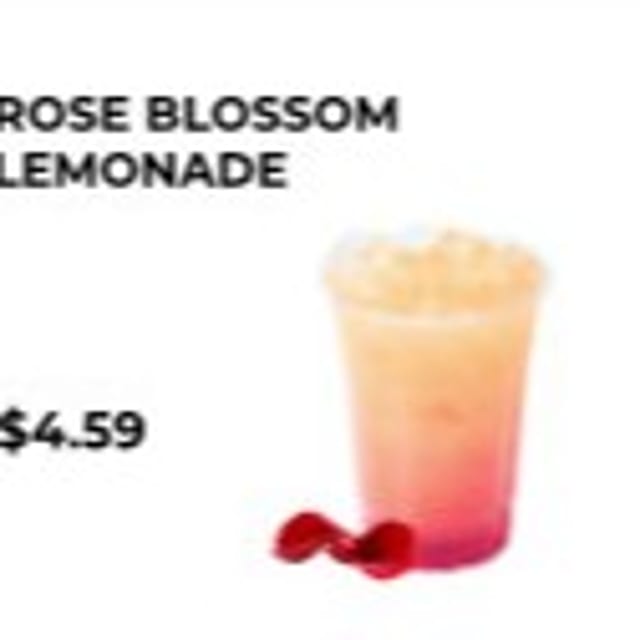 Rose Blossom Lemonade.
