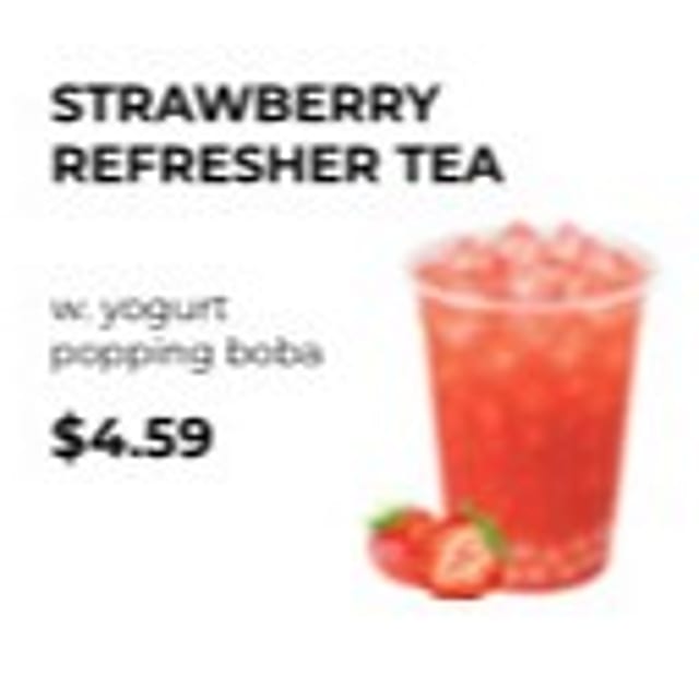 Strawberry Refresher Tea.