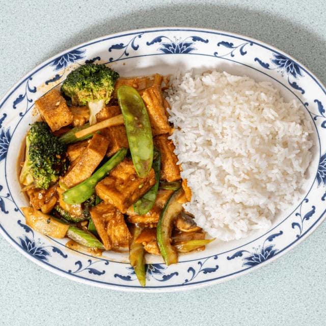 Lunch Plate - Tofu with Vegetables.