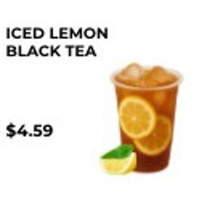 Iced Lemon Black Tea.