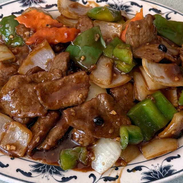Combo Plate - Pepper Steak.