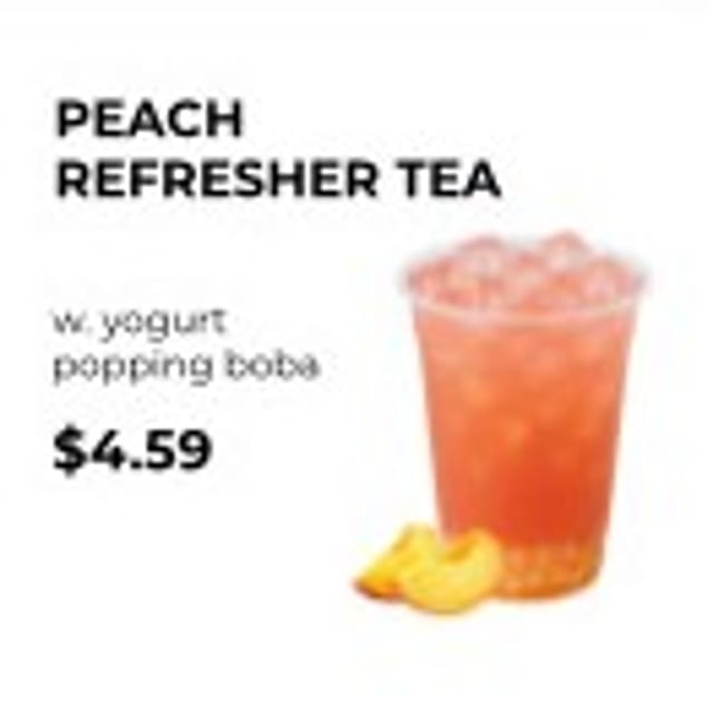 Peach Refresher Tea.
