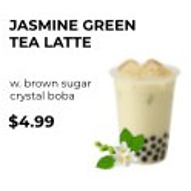 Jasmine Green tea Latte.