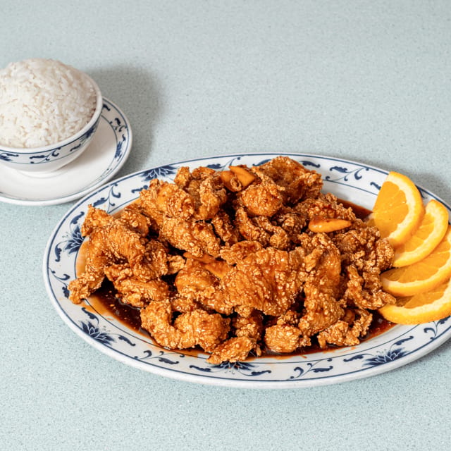 Orange Chicken.