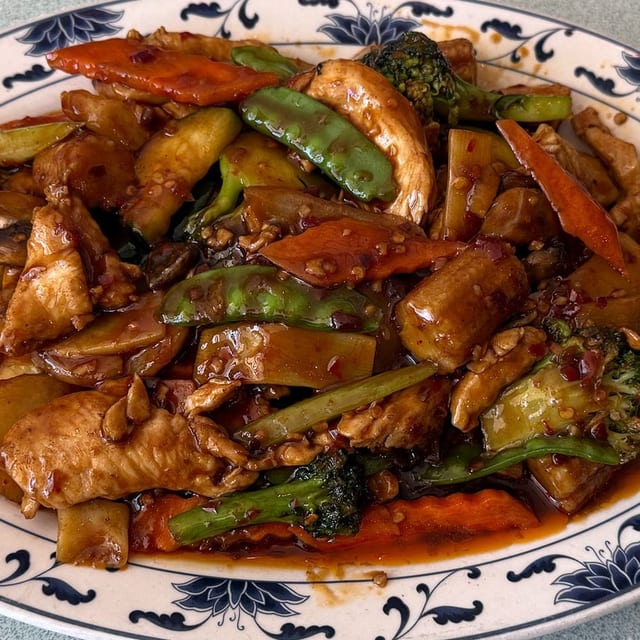 Szechwan Chicken.