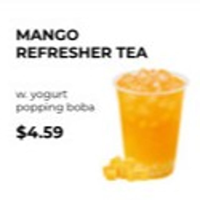 Mango Refresher Tea.