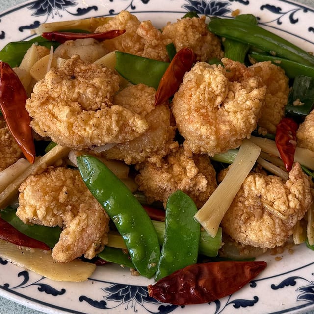Lunch Plate - Garlic Shrimp.