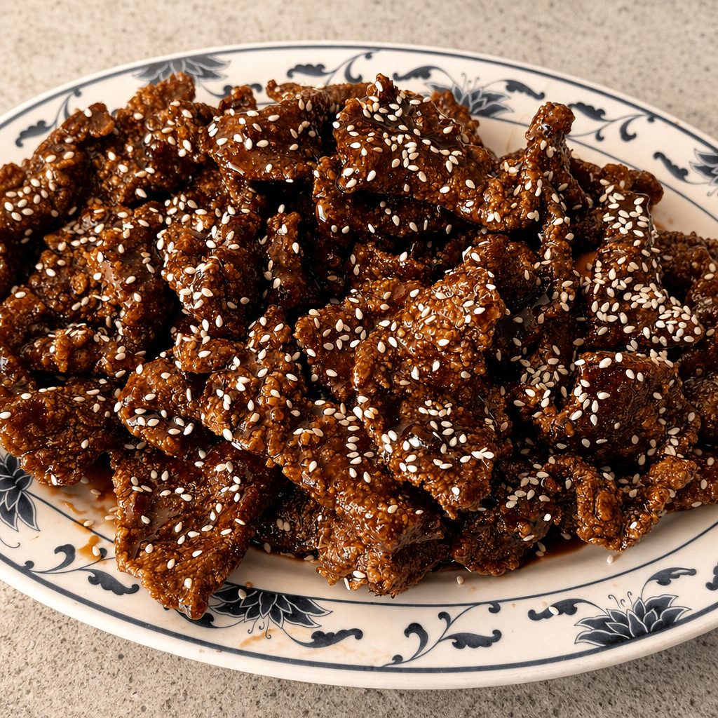 Lunch Plate - Sesame Beef.