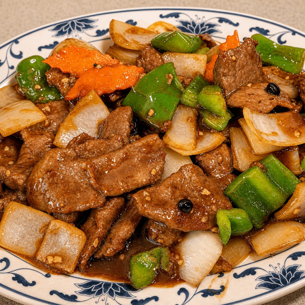 Combo Plate - Pepper Steak.