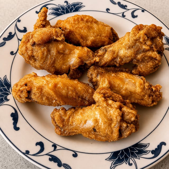 Fried Chicken Wings (6).
