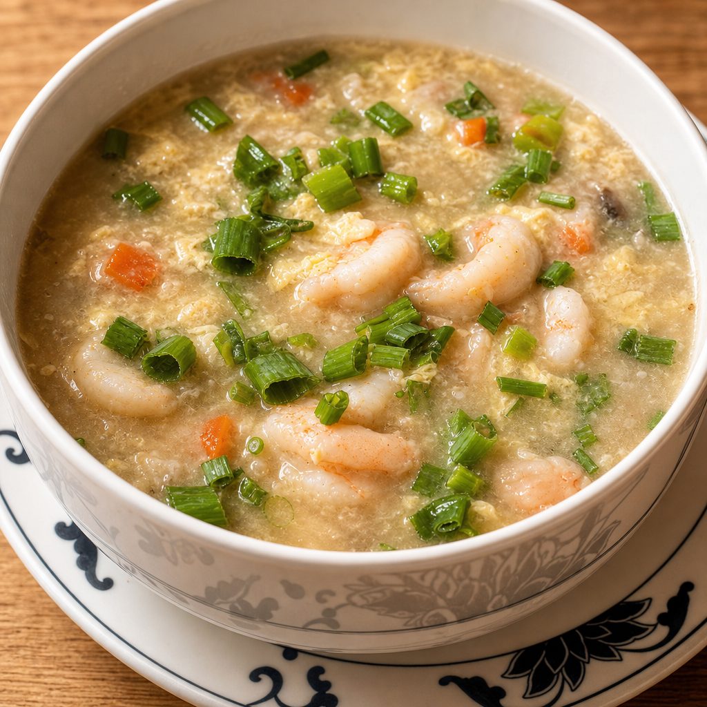 Shrimp with Lobster Sauce.