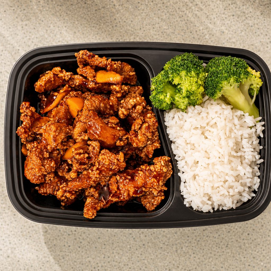 Orange Chicken Box.