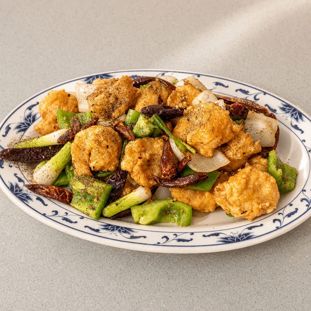 Black Pepper Shrimp.