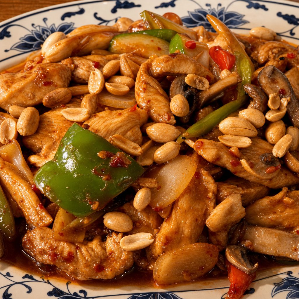 Combo Plate - Kung Pao + Protein.
