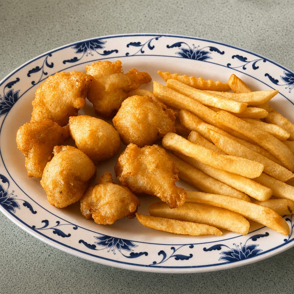 Kids Fried Chicken Nuggets.