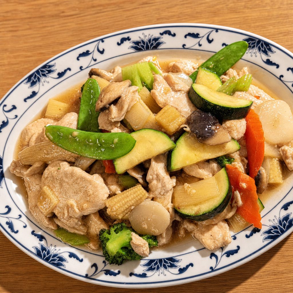 Chicken with Vegetables.