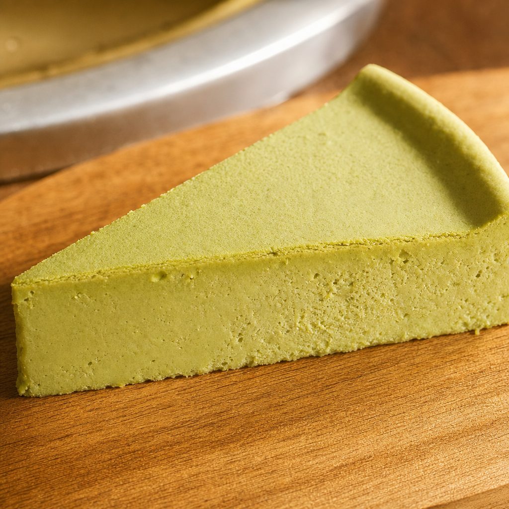 Green Tea Cheesecake.