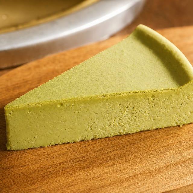 Green Tea Cheesecake.