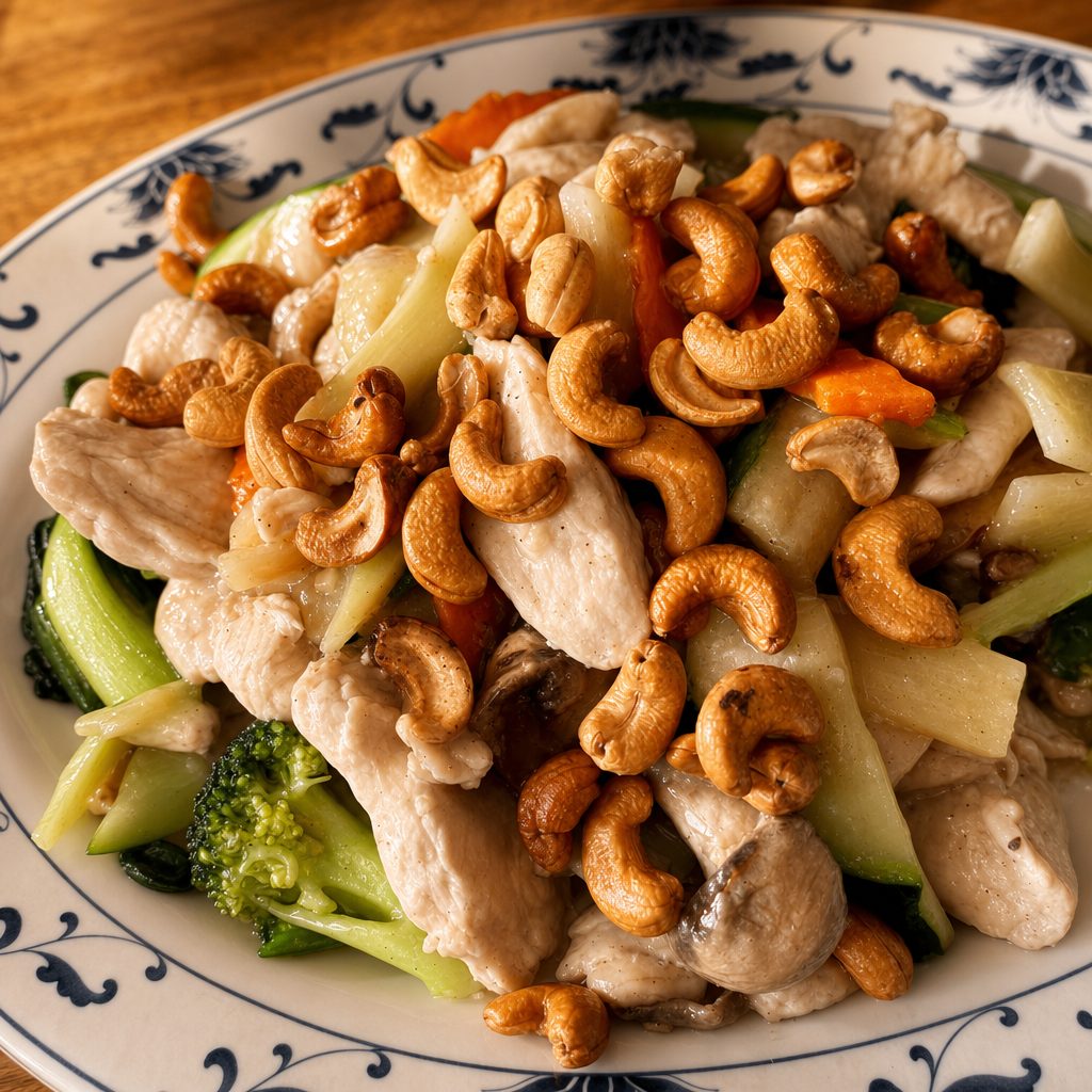Cashew Chicken.