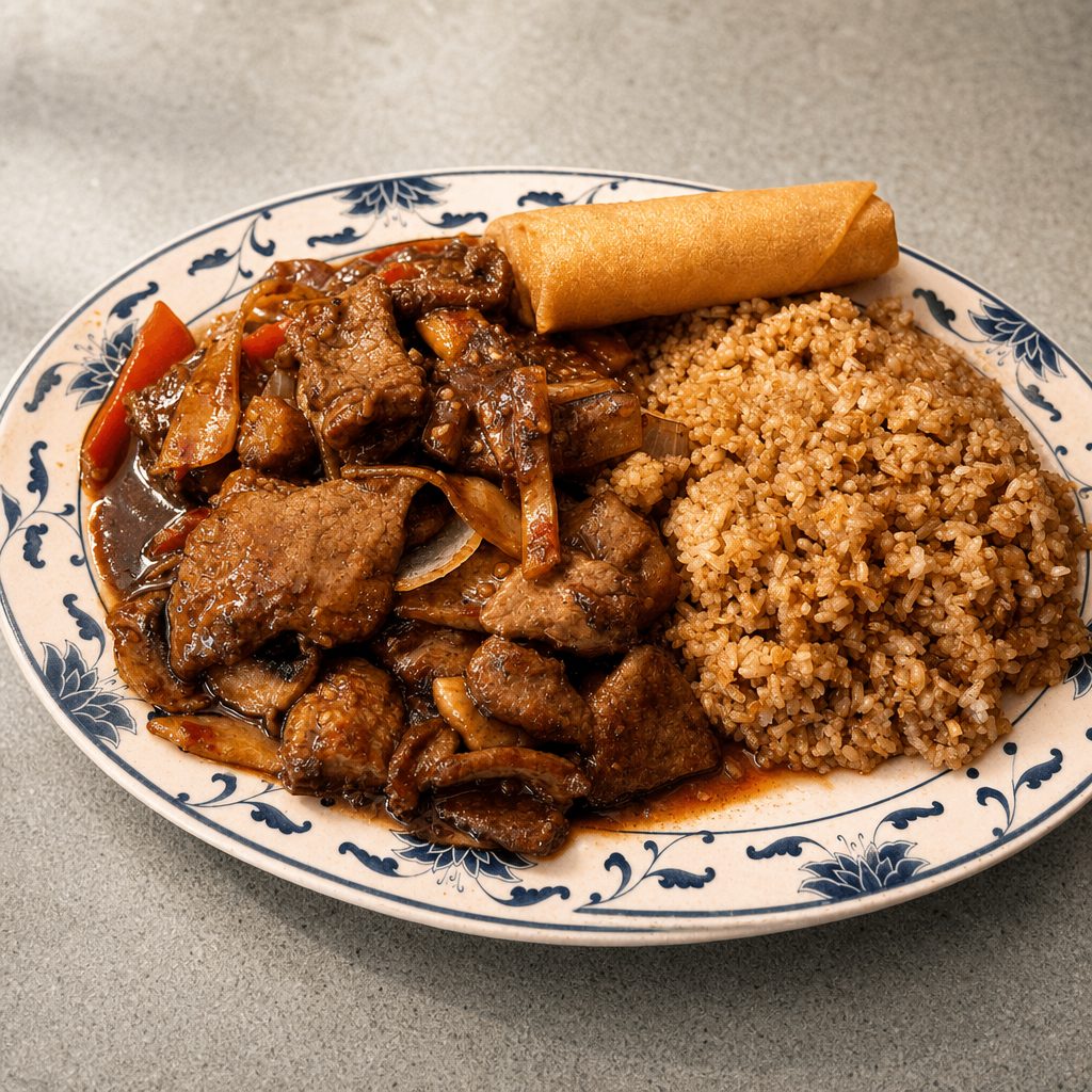 Lunch Plate - Mongolian Beef.