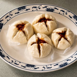 Steamed BBQ Pork Buns (4)