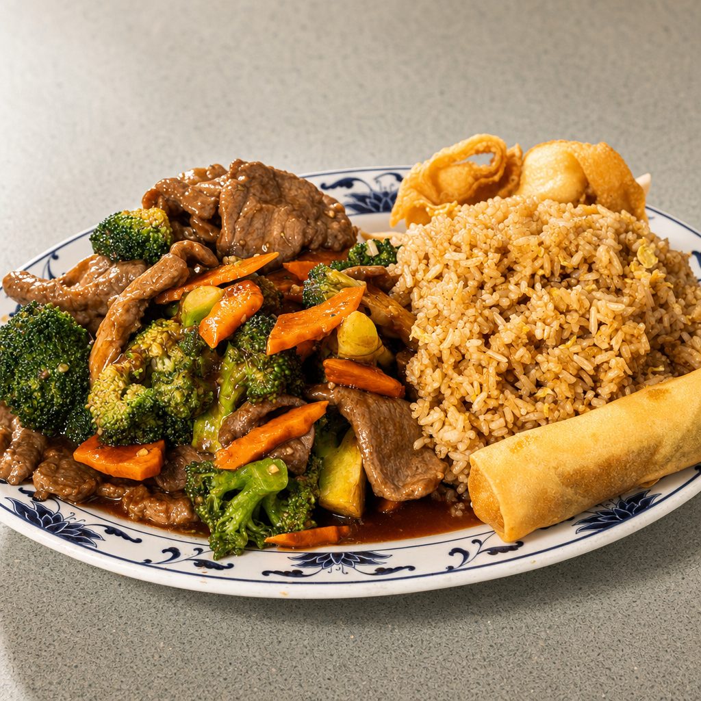 Lunch Plate - Broccoli Beef.