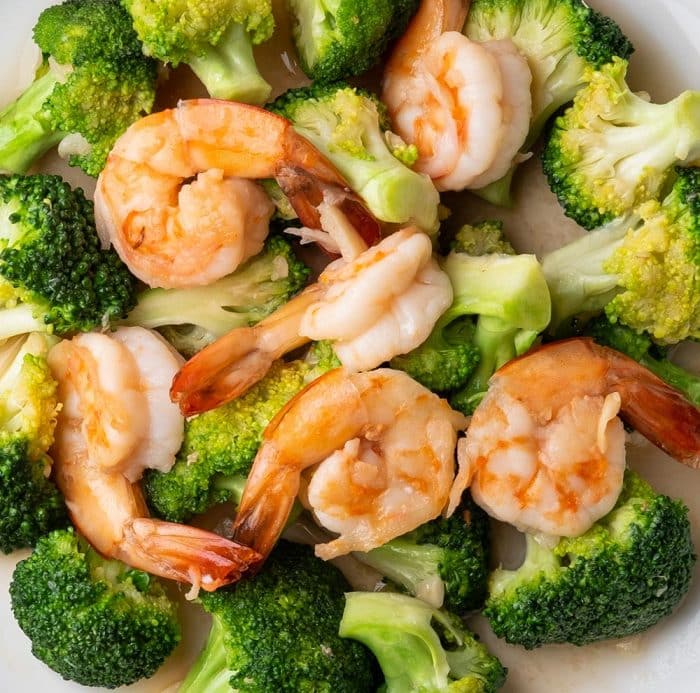 Steamed Shrimp with Mixed Vegetable