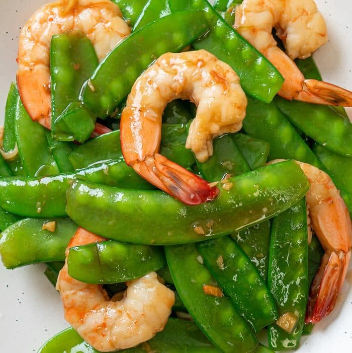 Steamed Shrimp with Snow Pea