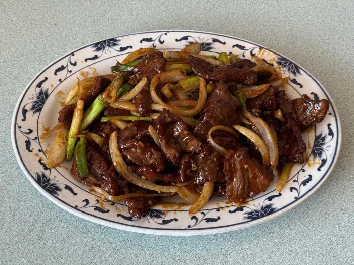 Sizzling Steak Chinese Style